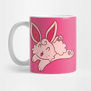 Happy Pink Bunny Mug